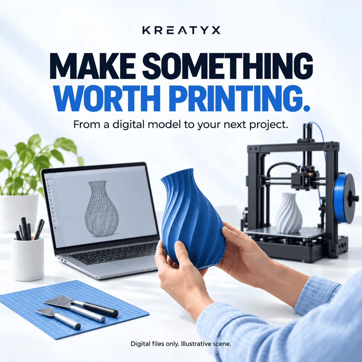 Masterclass Course & STL Files 3D Print - KREATYX