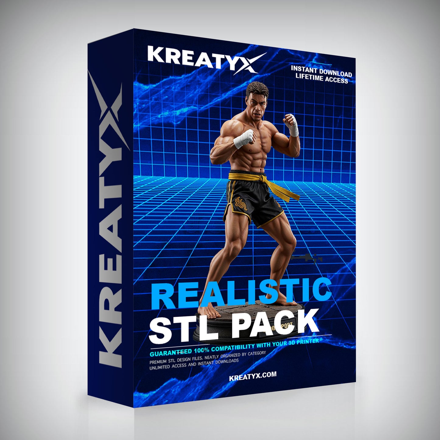 Premium Realistic STL Pack – High-Resolution Sculpt 3D Print Files | Kreatyx
