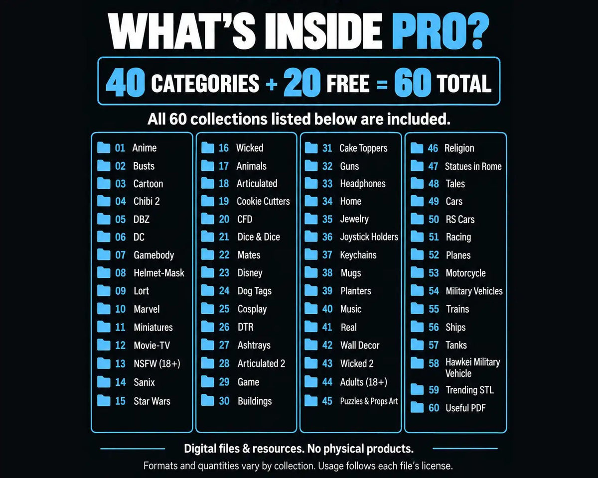 850,000+ PREMIUM STL FILES - KREATYX