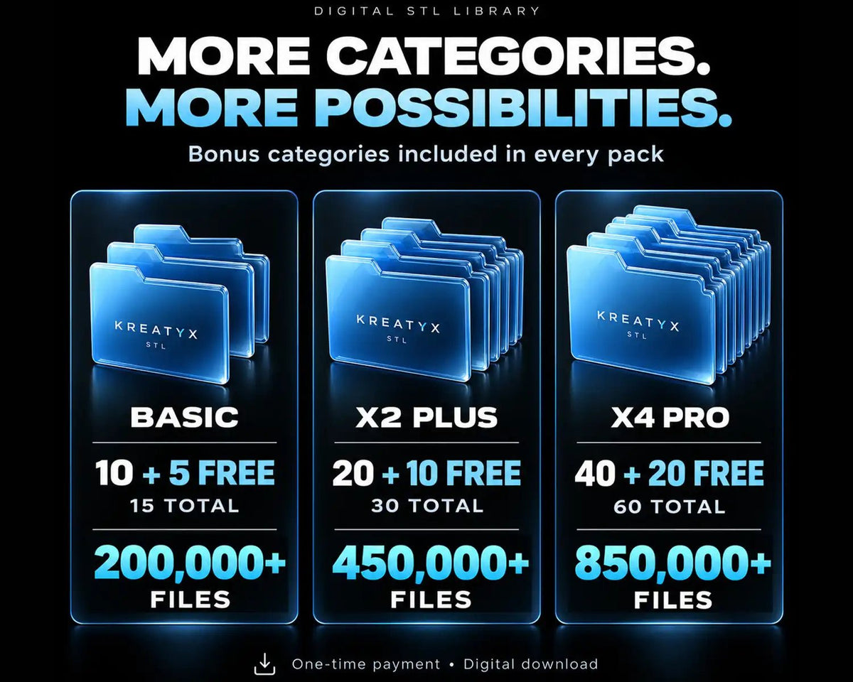 850,000+ PREMIUM STL FILES - KREATYX