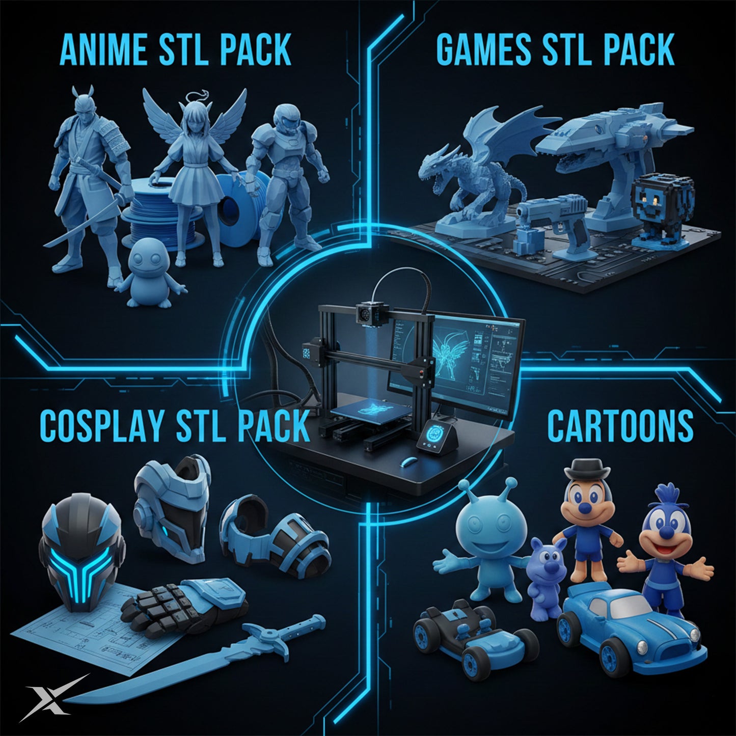 The Kreatyx Master-Vault: 850,000+ Premium 3D Print Files