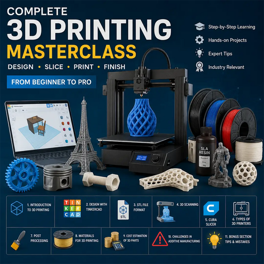 Get Masterclass Course & 850.000+ STL Files 3D Print