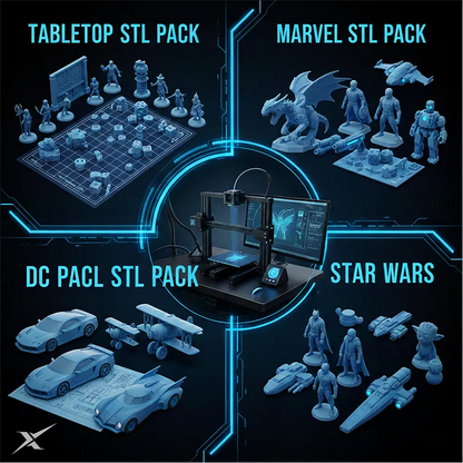 Get 850,000+ STL Files for 3D Printing with 42+ Categories