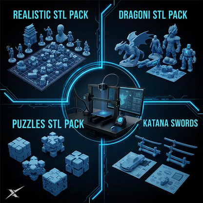 Get 850,000+ STL Files for 3D Printing with 42+ Categories