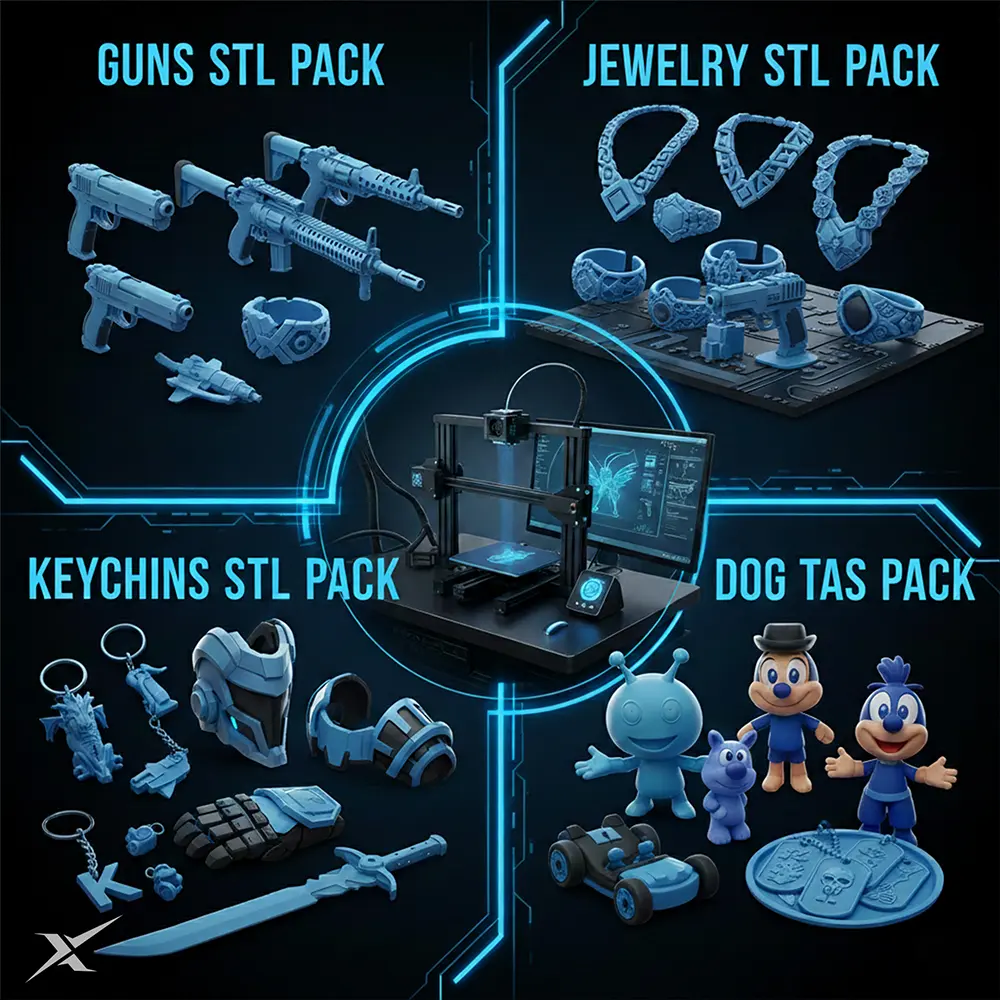 Get 850,000+ STL Files for 3D Printing with 42+ Categories