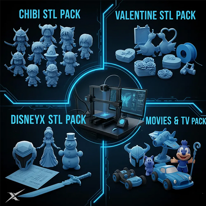 Get 850,000+ STL Files for 3D Printing with 42+ Categories