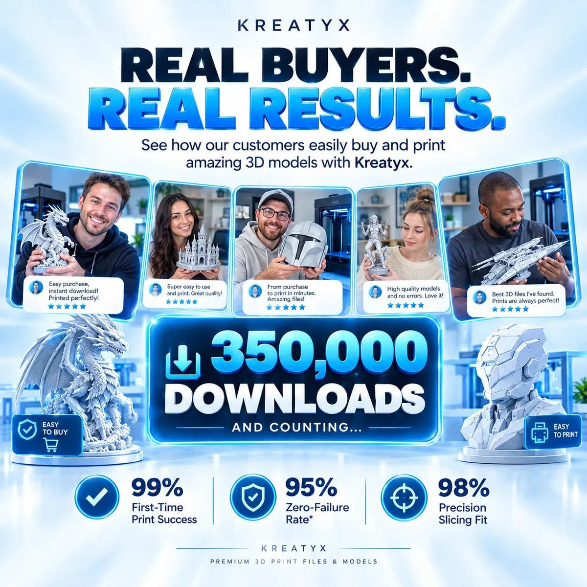 Get Access 850,000+ 3D Print STL Files in 60 Categories - KREATYX