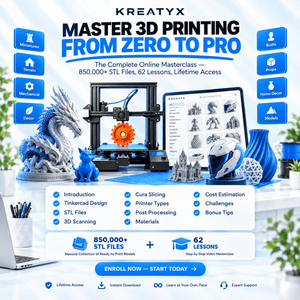Masterclass Course & STL Files 3D Print - KREATYX