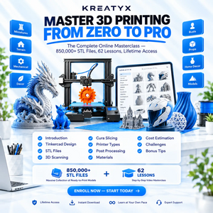 Masterclass Course & STL Files 3D Print